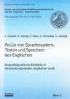 Buchcover Profile von Sprachmustern, Texten und Sprechern des Englischen
