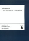 Buchcover Zwei äthiopische Zauberrollen