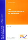 Buchcover Das Genossenschaftsrecht der Niederlande