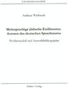 Buchcover Mehrsprachige jüdische Exilliteratur. Autoren des deutschen Sprachraums
