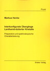 Buchcover Interkonfigurale Übergänge Lanthanid-dotierter Kristalle