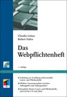 Buchcover Das Webpflichtenheft