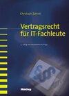 Buchcover Vertragsrecht für IT Fachleute