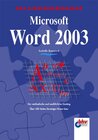 Buchcover Microsoft Word 2003