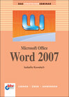 Buchcover Microsoft Office Word 2007