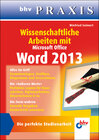 Buchcover Wissenschaftliche Arbeiten mit Microsoft Office Word 2013