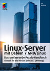 Buchcover Linux-Server mit Debian 7 GNU/Linux