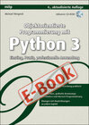 Buchcover Objektorientierte Programmierung mit Python 3