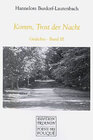 Buchcover Komm, Trost der Nacht