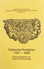 Buchcover Politische Predigten 1727-1866