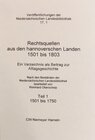 Buchcover Rechtsquellen aus den hannoverschen Landen 1501 bis 1803