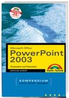 Buchcover Microsoft Office PowerPoint 2003