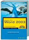 Buchcover Microsoft Office Word 2003