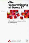 Buchcover VBA-Programmierung mit Access 97