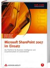 Buchcover Microsoft SharePoint 2007 im Einsatz