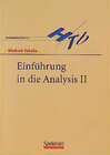 Buchcover Einführung in die Analysis II