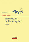 Buchcover Einführung in die Analysis I