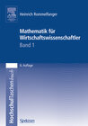 Buchcover Mathematik für Wirtschaftswissenschaftler I