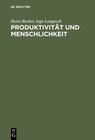 Buchcover Produktivität und Menschlichkeit
