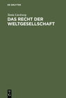 Buchcover Das Recht der Weltgesellschaft