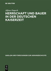 Buchcover Herrschaft und Bauer in der deutschen Kaiserzeit