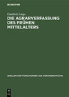 Buchcover Die Agrarverfassung des frühen Mittelalters
