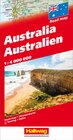 Buchcover Hallwag Strassenkarte Australien 1:4 Mio.