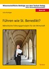 Buchcover Führen wie St. Benedikt?