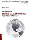 Buchcover Lässt sich das Prinzip Verantwortung doch noch verteidigen?