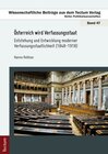 Buchcover Österreich wird Verfassungsstaat
