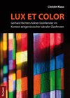Buchcover "Lux et color"