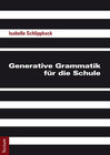 Buchcover Generative Grammatik für die Schule