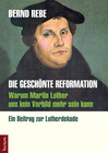 Buchcover Die geschönte Reformation