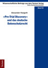 Buchcover "Pre-Trial Discovery" und das deutsche Datenschutzrecht