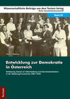 Buchcover Entwicklung zur Demokratie in Österreich