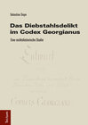 Buchcover Das Diebstahlsdelikt im Codex Georgianus