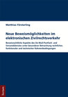 Buchcover Neue Beweismöglichkeiten im elektronischen Zivilrechtsverkehr