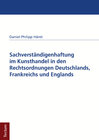 Buchcover Sachverständigenhaftung im Kunsthandel in den Rechtsordnungen Deutschlands, Frankreichs und Englands