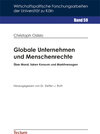 Buchcover Globale Unternehmen und Menschenrechte