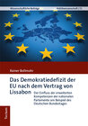 Buchcover Das Demokratiedefizit der EU nach dem Vertrag von LIssabon