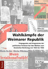 Buchcover Wahlkämpfe der Weimarer Republik