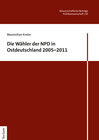 Buchcover Die Wähler der NPD in Ostdeutschland 2005–2011