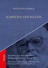 Buchcover Schriften zur Politik