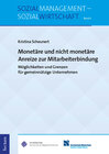 Buchcover Monetäre und nicht monetäre Anreize zur Mitarbeiterbindung