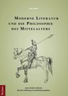 Buchcover Moderne Literatur und die Philosophie des Mittelalters