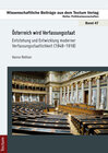 Buchcover Österreich wird Verfassungsstaat