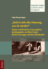 Buchcover "Doch ist nicht alles Erinnerung, was ich schreibe?"