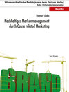 Buchcover Nachhaltiges Markenmanagement durch Cause related Marketing