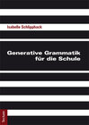Buchcover Generative Grammatik für die Schule