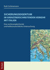 Buchcover Sicherungseigentum im grenzüberschreitenden Verkehr mit Italien